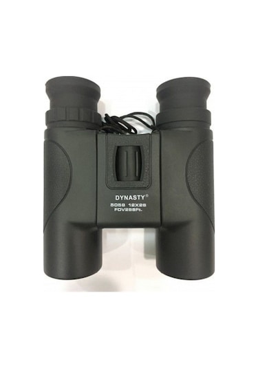 Dynasty 12x26 Kauçuk Kaplamalı Kamp Dürbünü - Yeşil Camlı Siyah