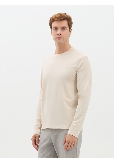 Karaca Erkek Regular Fıt Tişört-bej 11.24w.06.024 Bej