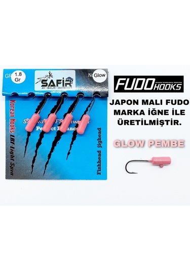 Safir Rocket Plus Uv Ve Glow Jig Head (Japon Fudo Iğne)