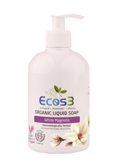 Ecos3 Beyaz Manolya Organik Sıvı Sabun 500 ML