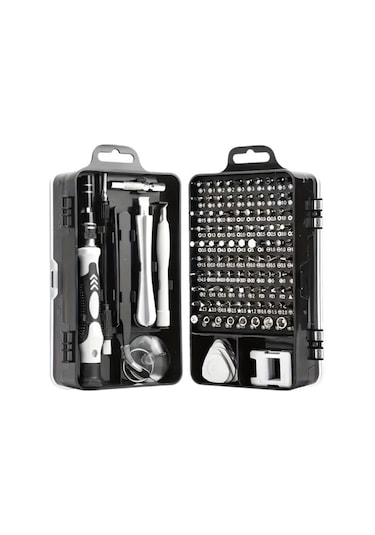 115 Parça Bilgisayar Gözlük Saat Telefon Tamir Tornavida Seti Kutulu