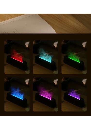 Arbix A3 Alev Aroma Ultrasonik Aromaterapi Hava Nemlendirici Siyah