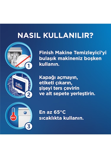 Finish Bulaşık Makinesi Temizleyici Sıvı Limon 250 ml
