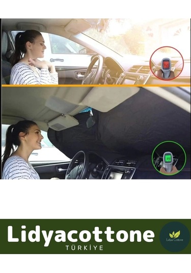 Araba Ön Cam Güneşlik Premium Uv Işık Engelleyici Çift Katmanlı Dayanıklı Çantalı Katlanabilir
