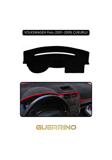 Volkswagen Polo 2001-2009 Çukurlutorpido Koruma Kılıfı Siyah Kenar