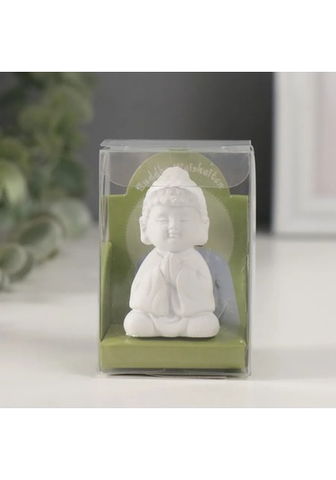 Simalend Çiçekli Buda Heykelciği 398878862