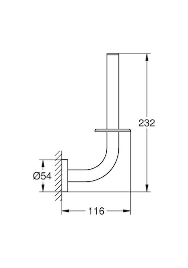 Grohe Essentials Yedek Tuvalet Kağıtlığı 40385gl1