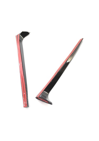 Youmex 2011-2017 Volkswagen Polo Arka Cam Spoiler, Karbon Desenli Ve Parlak Siyah, Gz.w0143-tw