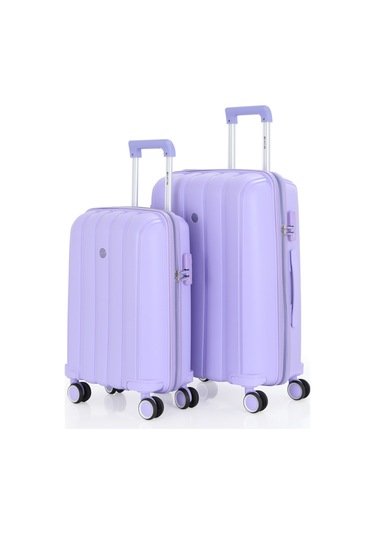 Mçs Polipropilen 2li Valiz Seti Orta & Kabin V305 S21yy1000076-set 00025 Lila