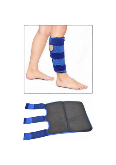 Suntek Buzağı Brace Yırtık Kas Desteği Erkekler Mavi-60x26cm Mavi 60x26cm Çok Renkli