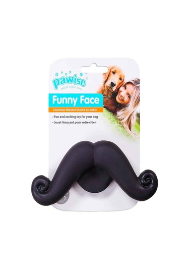 Pawise Köpek Oyuncağı Vinil Bıyık Sesli 16 x 6 CM