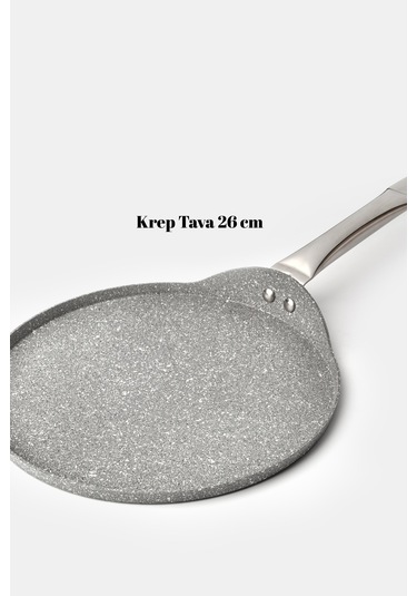 Urla Krep Tava Gri 26 Cm Gri