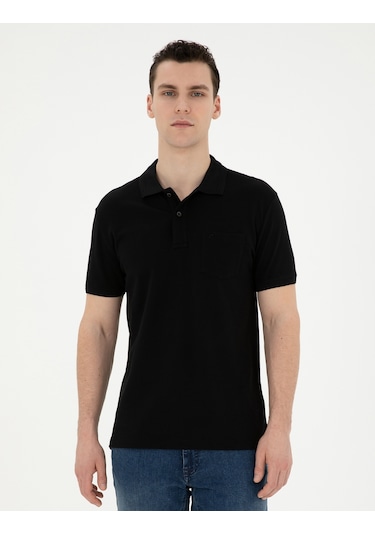 Pierre Cardin Erkek Siyah Tişört Basic 50280753-vr046 Siyah