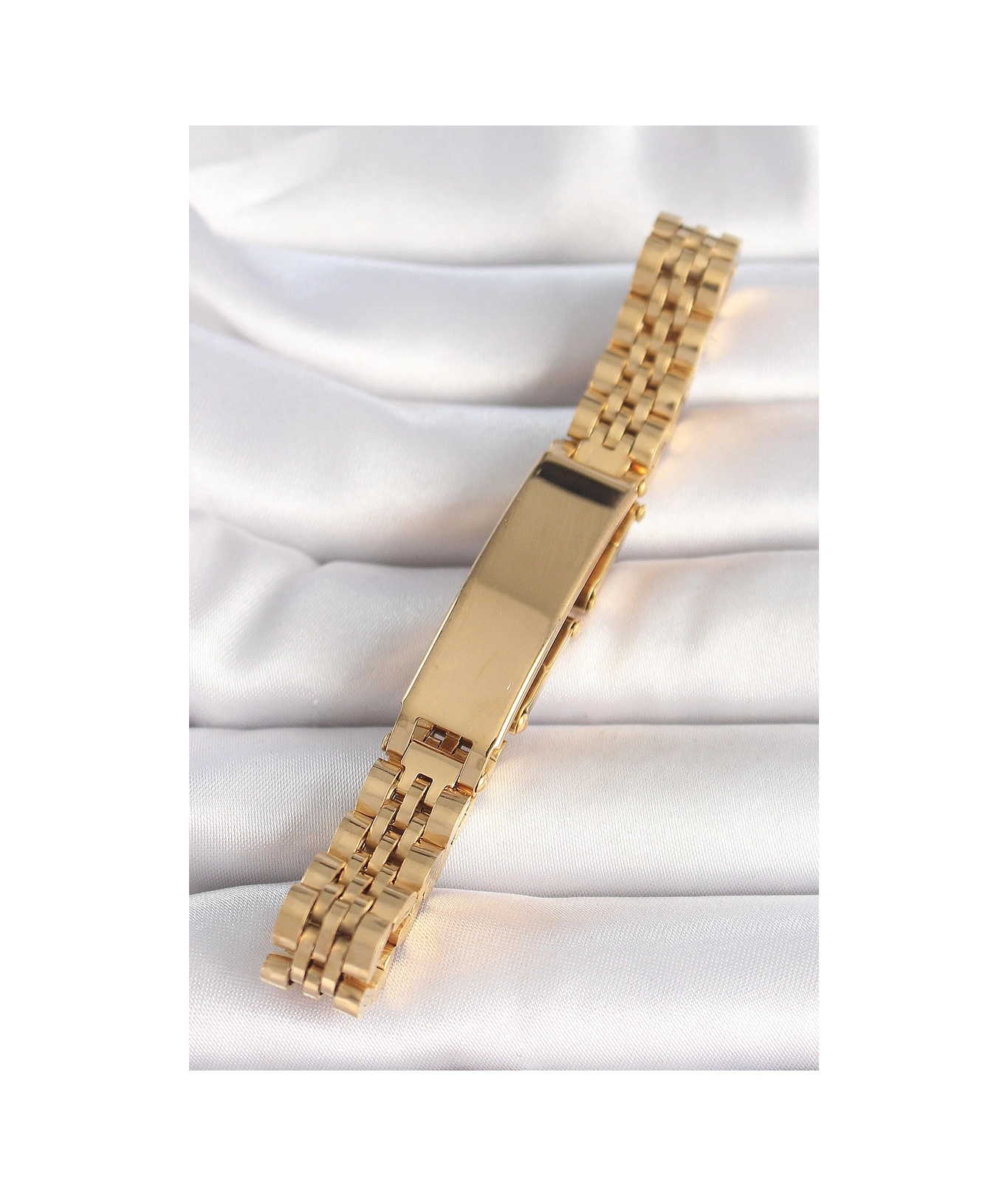 Dodes Dodes 316l Çelik Gold Renk Zincir Künye Model Erkek Bileklik Tg27eb3719 Çok Renkli