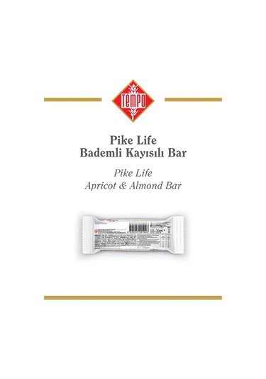 Kayısılı Bademli Bar 30 G X 12 Adet