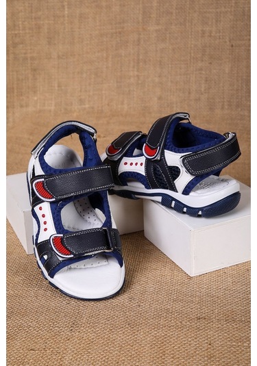 Gimer - Önü Açık Çocuk Sandalet - Brcn060301G03Fpg Beyaz