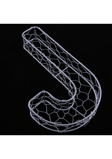 Suntek Magideal Alfabe Demir Tel Çelenk Çerçeve Etli Saksı Metal J