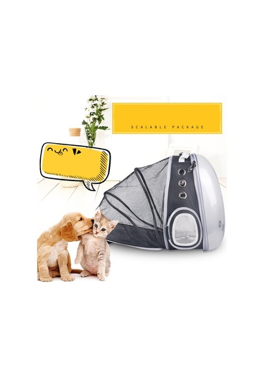 Sones Pet Genişletilebilir Uzay Kapsülü Sırt Çantası Katlanabilir Kedi Çantası