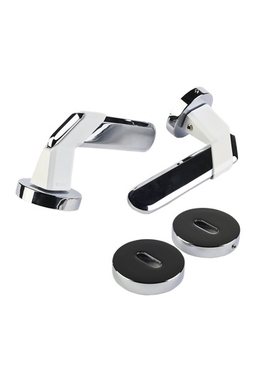 Ventus 4011.Ob.Cp.Mw Kapı Kolu Oda Tipi Krom - Beyaz Metal