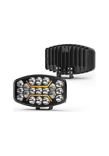240w 12-24 Volt Kare Spot Far Oto Çalışma Lambası Atv Traktör Offroad