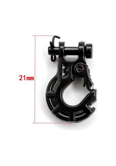 Honmex Rc Araba Simülasyonlu Vinç Kanca, Axial Scx10 90046/90047 Rr10 Uyumlu, Alüminyum Malzeme, 2 Adet Set