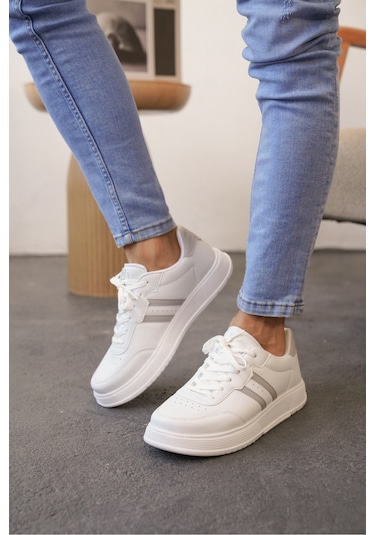 Daxors D0163 Günlük Ortopedik Erkek Sneaker Spor Ayakkabı Gri