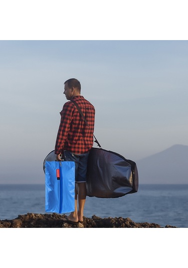 Luckstone-açık Su Geçirmez Seyahat Ayakkabı Çantası Naylon Ayakkabı Y29119r Kızıl Kırmızı