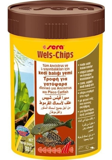 Sera Wels-Chips Vatoz Balığı Yemi 100 ML (38 gr)