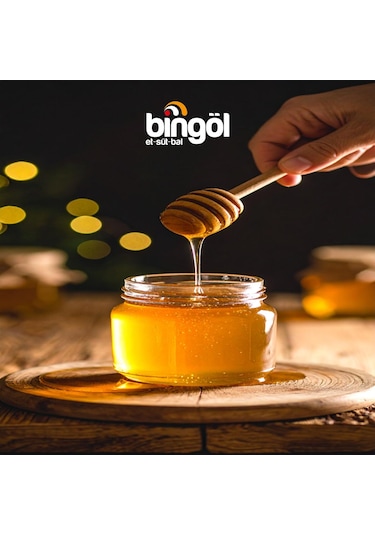 Bingöl Süzme Çiçek Balı Cam Kavanoz Naturel 360 G