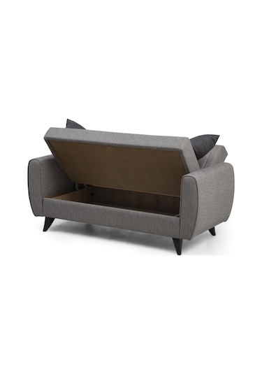 Minarmobilya Alkon Ikili Koltuk-Açık Gri 99