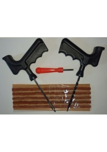 Dubleks Lastik Tamir Seti: 5 adet uzun fitil (10 yamalık)