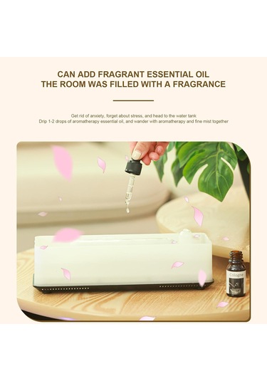 Uçucu Yağ Difüzörü 280ml, Sanal Alevli Ev İçin Difüzörler, Ultrasonik Elektrik Aromaterapi Difüzör, Yatak Odası İçin Hava Nemlendiricisi Aqua Flame Nemlendiricisi