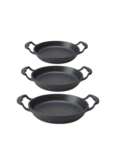 Davet Döküm 3'lü Granit Lüks Sahan Davet