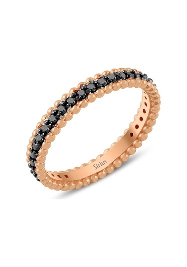 Sirius 0,35 Karat Siyah Pırlanta Taşlı Tamtur Yüzük 0841R0001