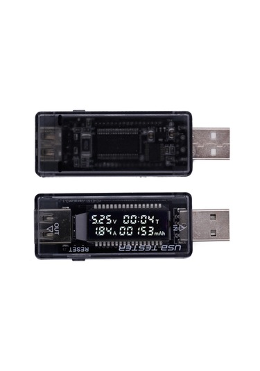 USB Voltmetre - Ampermetre OLED Ekran Şarj Kapasite Test Cihazı