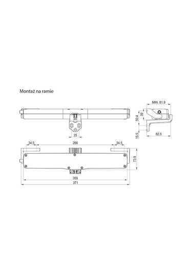 Pencere Açma-Kapama Motoru 220 V Kirli Beyaz
