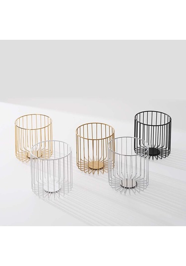 Çamaşır/havlu Sepeti, Tel - Mat Beyaz Mat Beyaz