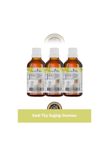 Garden Mix Kedi Tüy Sağlığı Damlası 3x50 Ml