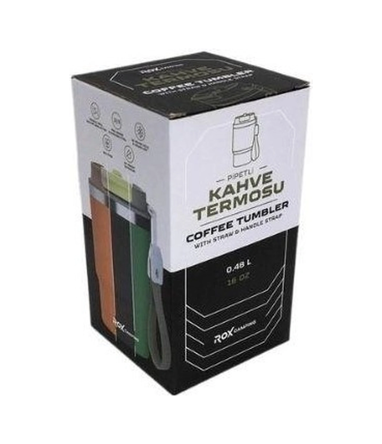 Rox Campıng Kahve Termosu0.45 Lt - Yeşil Yeşil