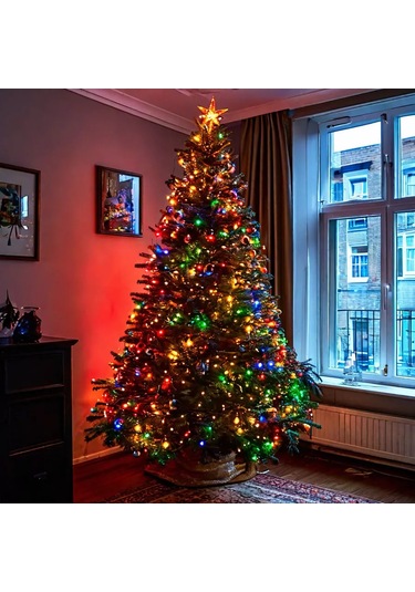 Twinklegarlooo 20 Metre Renkli Noel Ağacı Işıklı Süsü 131767457 Sesli Kontrol