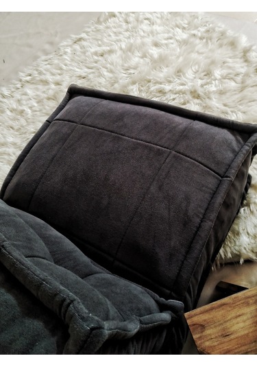 Colormix Seva, Sirtli Oturma Minderi, Minder, Bahçe Minderi ,oturma Odasi Minderi, Kalorifer Önü, Yer Minderi Antrasit