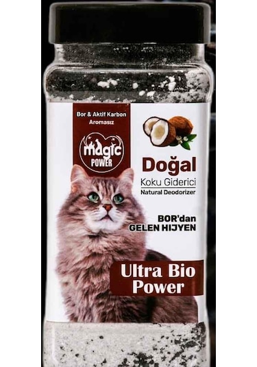 Magic Power Kedi Kumu Koku Giderici Bor+ Aktif Karbon 175 Gr