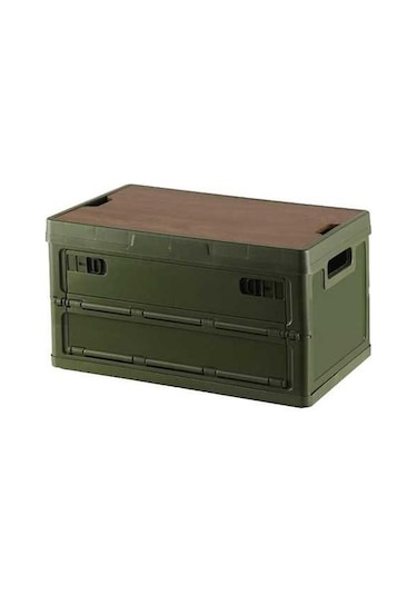 Createtech Yeşil 30l Organizatör Kutu Araba Bagaj Çöp Vaka Suntek Gb Çok Renkli