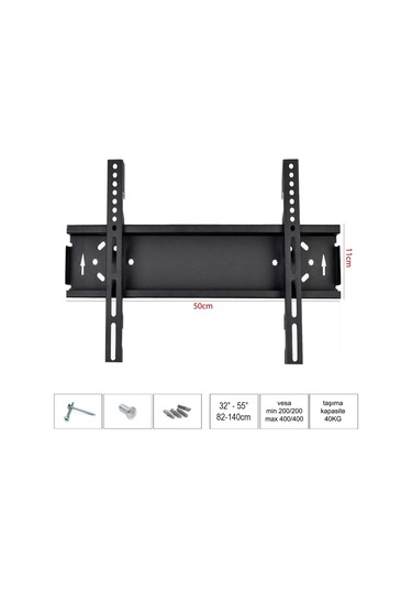 Polaxtor 7011s Lcd Tv Askı Aparatı Sabit 55-75 İnç 140-190cm