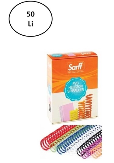 4:1 22 Mm Helezon Spiral 50 Li Şeffaf Tel Diğer