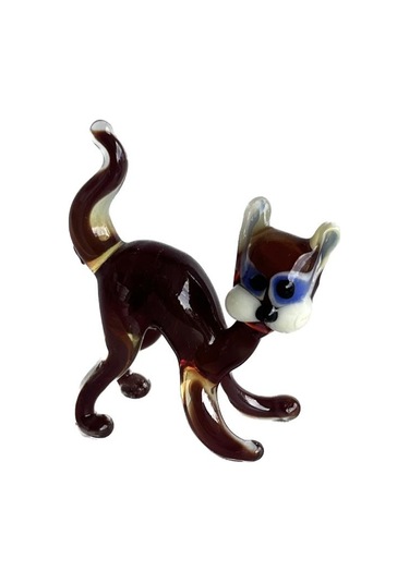 El Yapımı Murano Cam Kedi Biblo A25-03