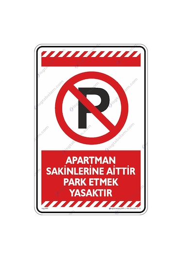Apartman Sakinlerine Aittir Park Etmek Yasaktır