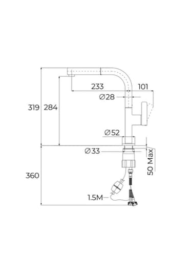 Teka Oval 938 Krom Armatür Krom