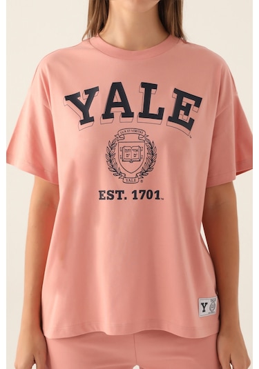 Yale Comfortable Pembe Kadın T-shirt 5274-42819 Pembe