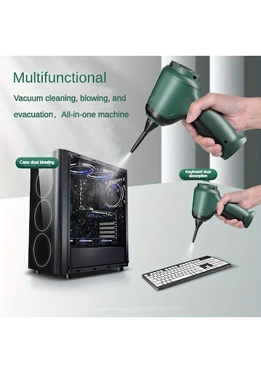 Elmpaly Üçü Bir Arada Yüksek Güçlü Kablosuz Sku Ev Ve Araç Şarjlı Süpürge Toz Temizleyici Uzun Ömürlü